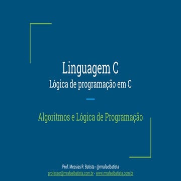Aula 08.1 - ALP - Linguagem C (Primeiros passos)