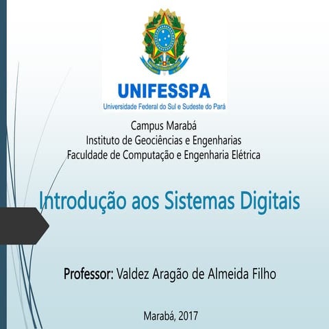 Eletrônica digital (introdução aos sistemas digitais) | PPT