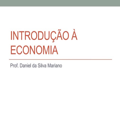 Aula 1   princípios da economia