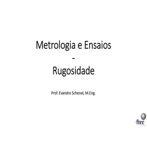 Abnt nbr iso 4287 rugosidade - método do perfil - termos, definições e ...