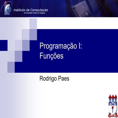 Aula 12 funcoes - Programação 1