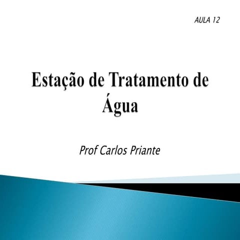 Estação de tratamento de água