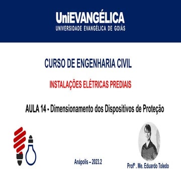 AULA 14_IE_DIMENSIONAMENTO DOS DISPOSITIVOS DE PROTEÇAO.pdf