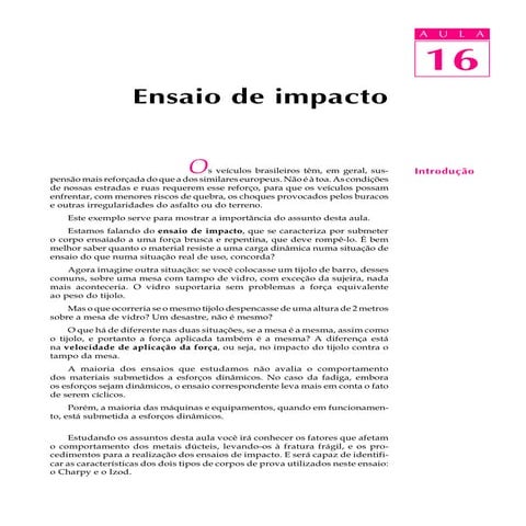 Aula 16   ensaio de impacto