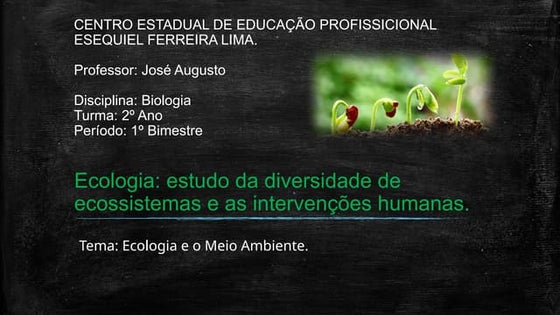 Aula sobre biomas e ecossistemas para 7º do fundamental | PPT