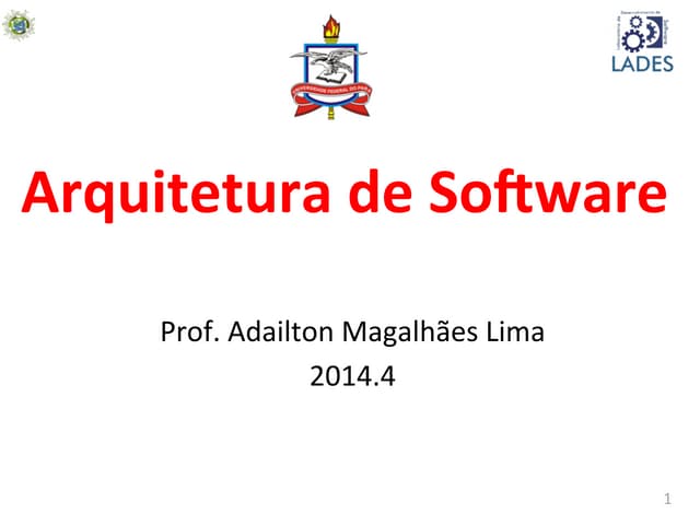 Introducao a Arquitetura de Software