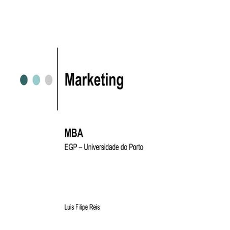 Aula de Marketing - intodução aos fundamentos de Marketing | PDF