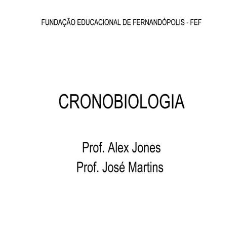 Aula 2   Sono e Vigília