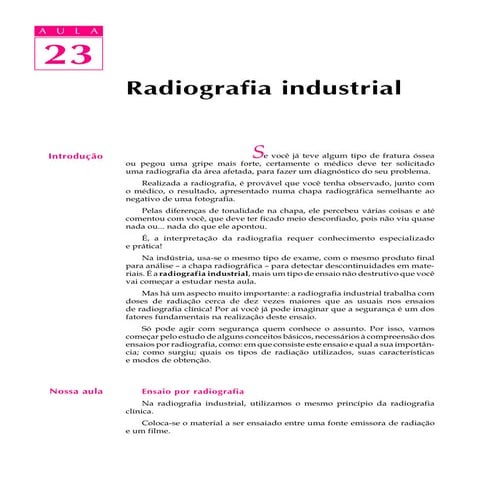 Aula 23   radiografia industrial