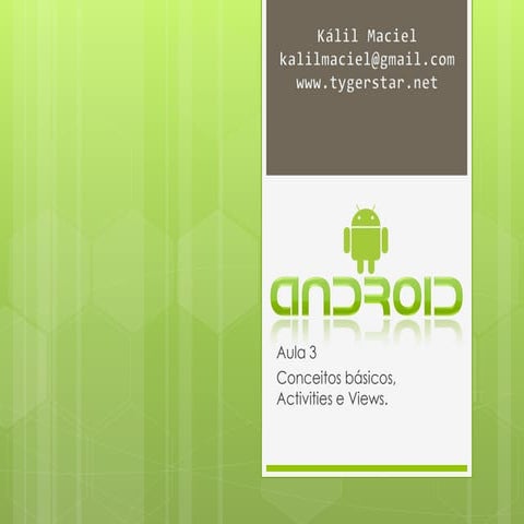 Programando Android - Aula 3