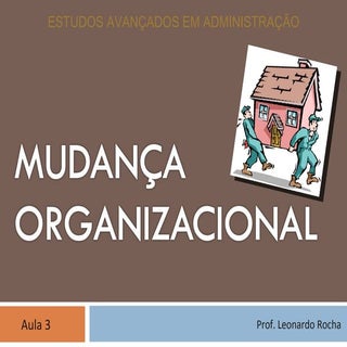 Aula 3 - Gestão da Mudança