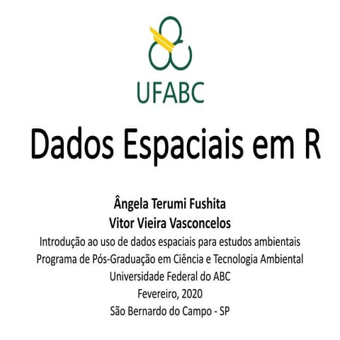 Dados espaciais em R (2020)