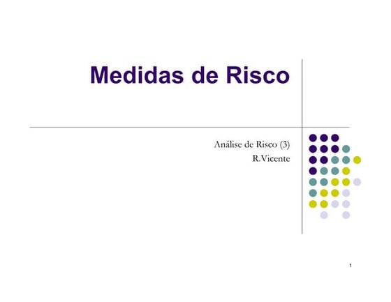 Medidas de risco