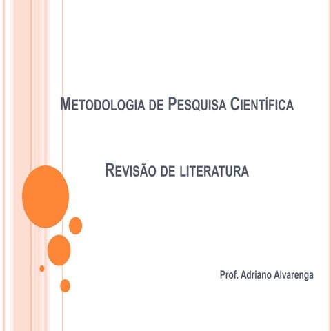Aula 3 revisão de literatura e metodologia