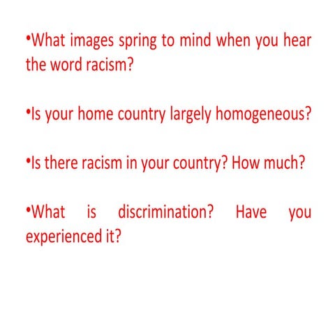 Racism in history - Articles a-an-the | PPT