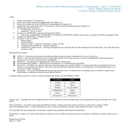 Aula 4   infraestrutura - 14012012