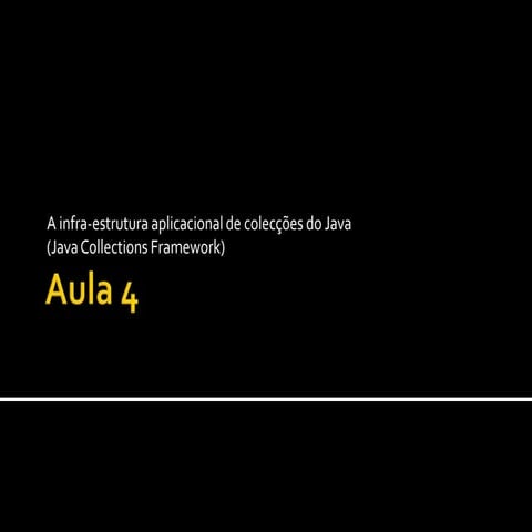 Programação Orientada por Objectos - Aula 4