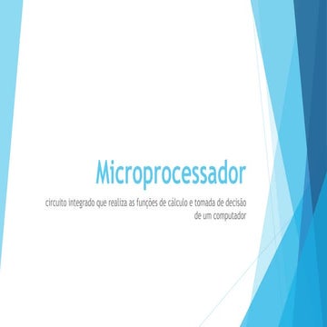 Aula 7   microprocessador