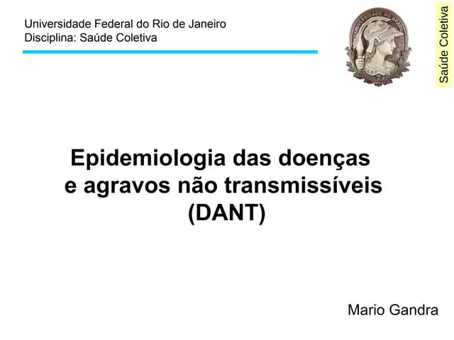 Aula 8   epidemiologia das doenças ...