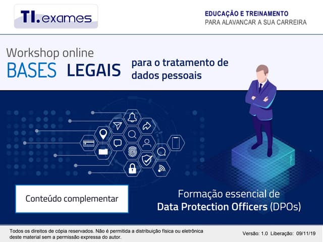 Aula Bases legais para Lei Geral de proteção de Dados | PDF