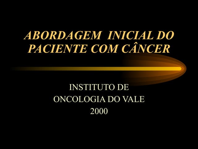 Aula Basica Oncologia
