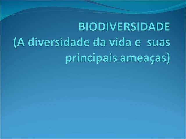 Aula Biodiversidade