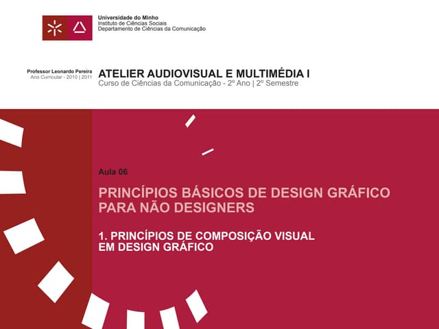 Princípios clássicos de composição ...