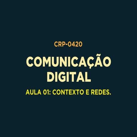  Aula CRP-0420-2016-01