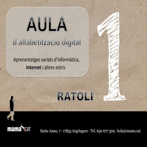 Aula d’alfabetització digital ratoli