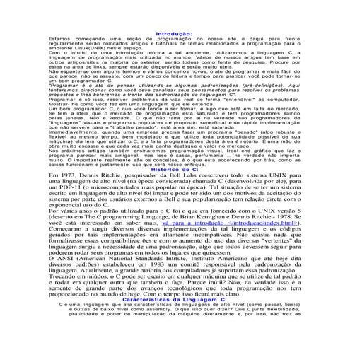 Aula de C para Linux