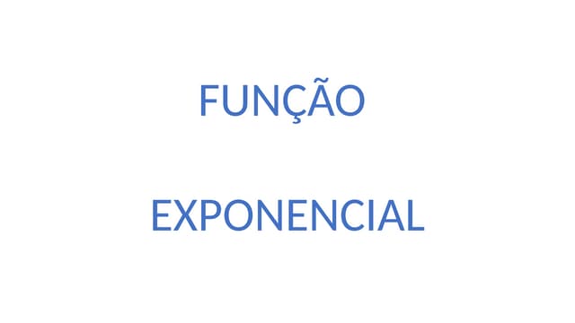 Aula expositiva de exponencial para turma de estudos quantitativos aplicados ...
