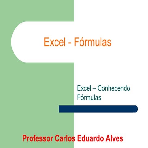 Aula de fórmulas excel