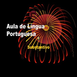 Aula de lingua portuguesa slides