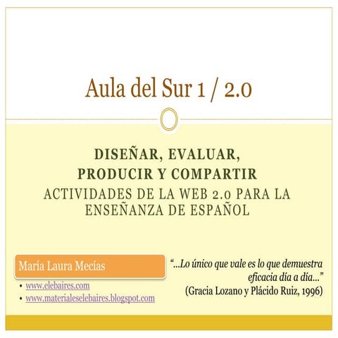 Aula del sur 2.0