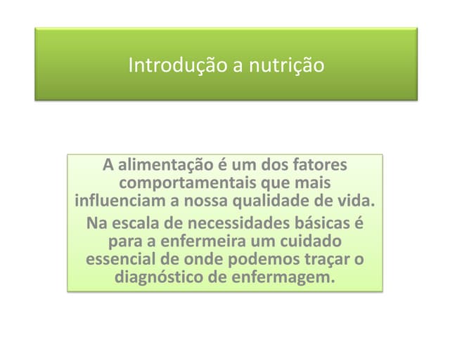Conceito De Solucao Nutricaoa Prara Aue Serve E Exemplos Pdf