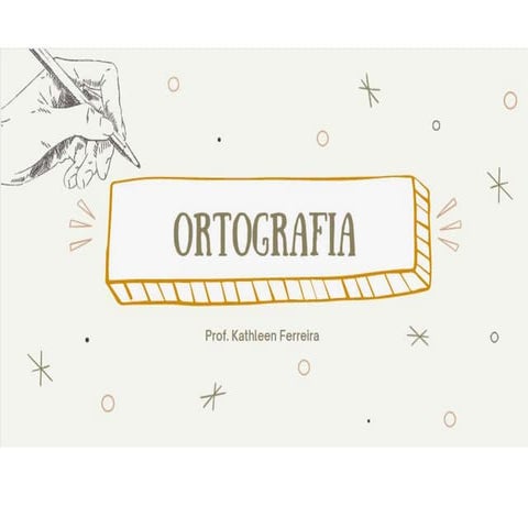 Aula de ortografia