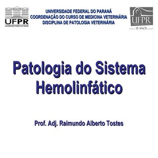 Aula de Patologia do Sistema Hemoli...