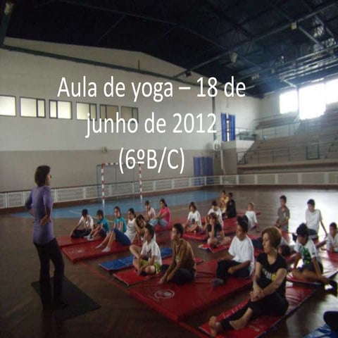Aula de yoga 18 junho