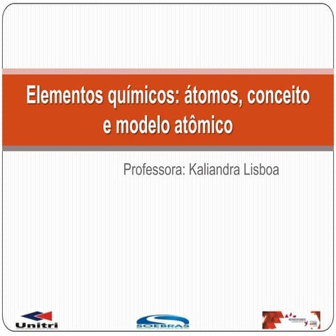 Modelo atômico de dalton | PPTX