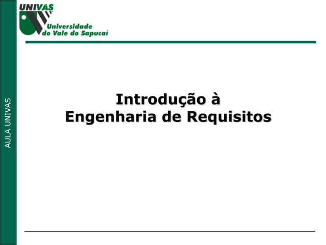 Aula engenharia de requisitos   2013