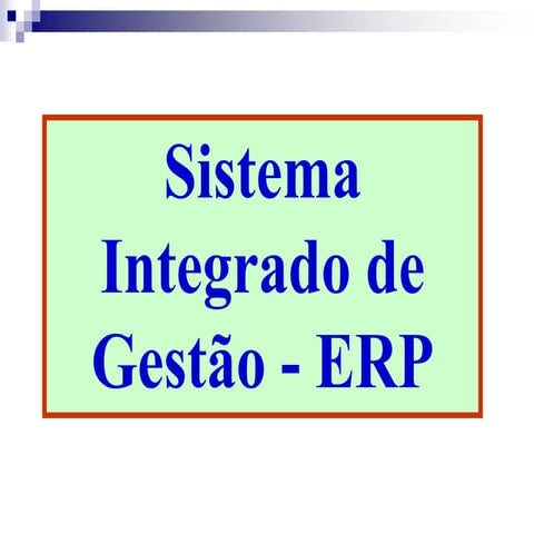 Aula de ERP