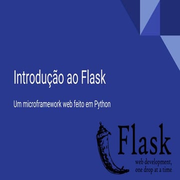 Introdução a Framework Flask