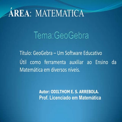 Geogebra Slides | PPTX
