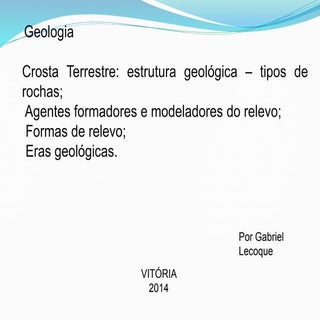 Aula geologia 2