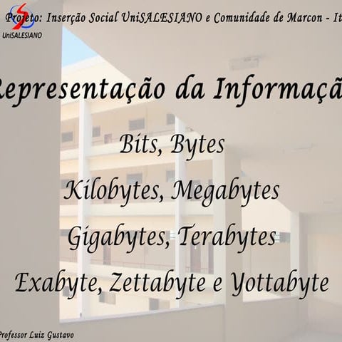 O que é bit e byte | PPTX