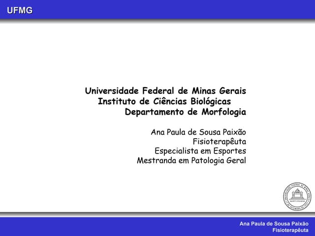 Aula iii. musculos do membro superior. ufmg .apresentação, parte i