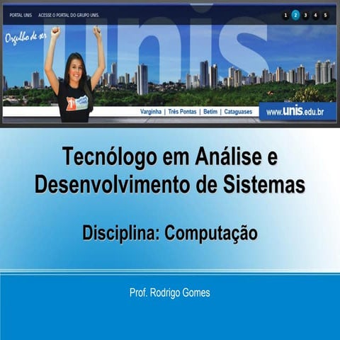 Aula inaugural computação