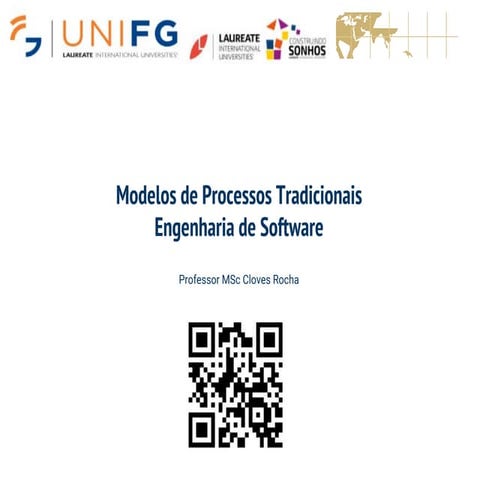 Aula Modelos de Processos Tradicionais para Desenvolvimento de Software 