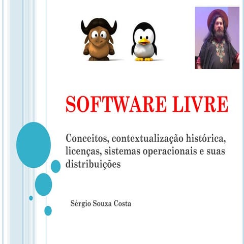 Software Livre (Conceitos, contextualização histórica, licenças, sistemas ope...