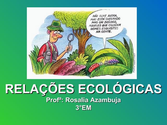 Aula Relações Ecológicas